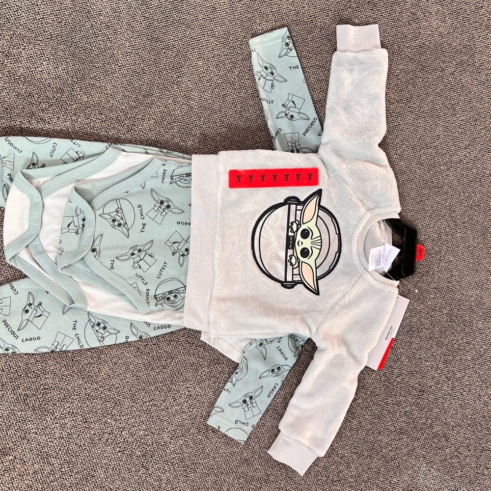 Star Wars Baby Yoda Pajama Set